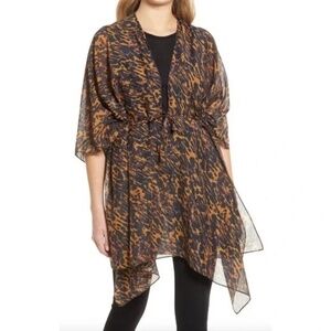 NEW All Saints Ambient Ruana Shawl Cover Up - One Size
